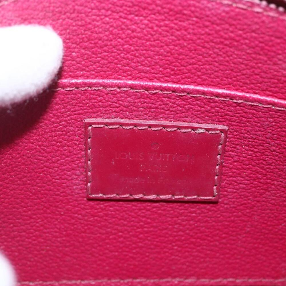 LOUIS VUITTON Epi Pochette Cosmetic PM Pouch Wine Red Grenard LV Auth BA8368 - Picture 9 of 16